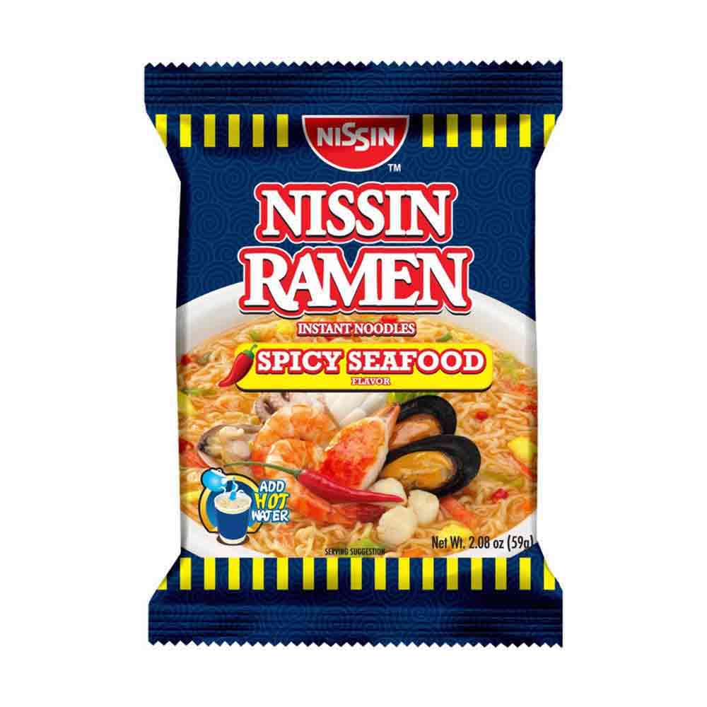 NISSIN RAMEN SPICY SEAFOOD 59 GM