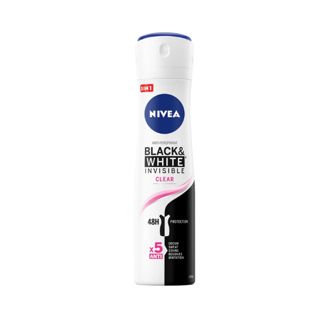 NIVEA BLACK AND WHITE INVISIBLE SPRAY 150 ML