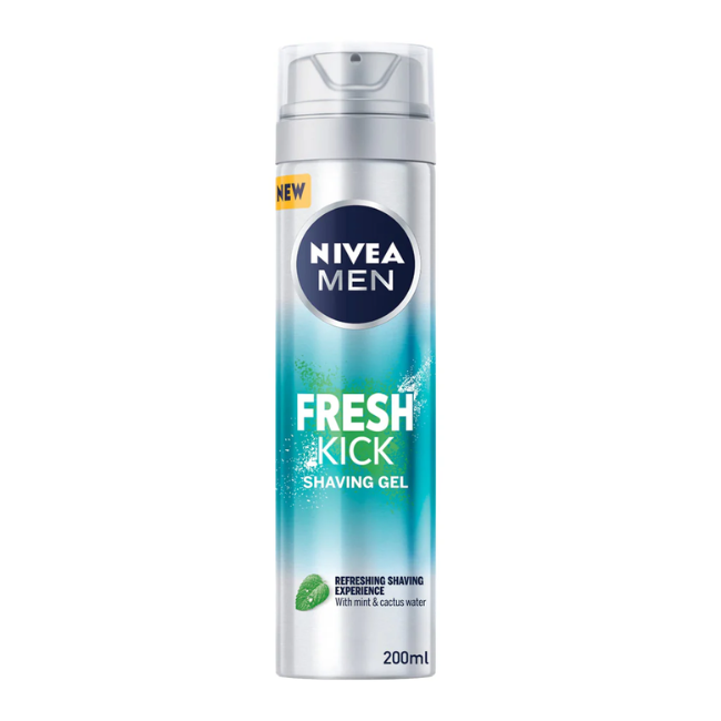 NIVEA FRESH KICK SHAVING FOAM 200 ML