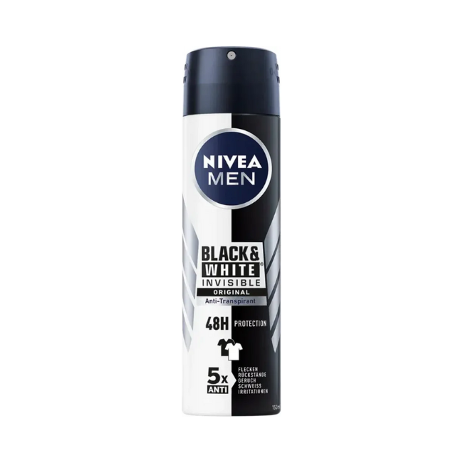 NIVEA MEN BLACK & WHITE DEO  82241  - 150 ML