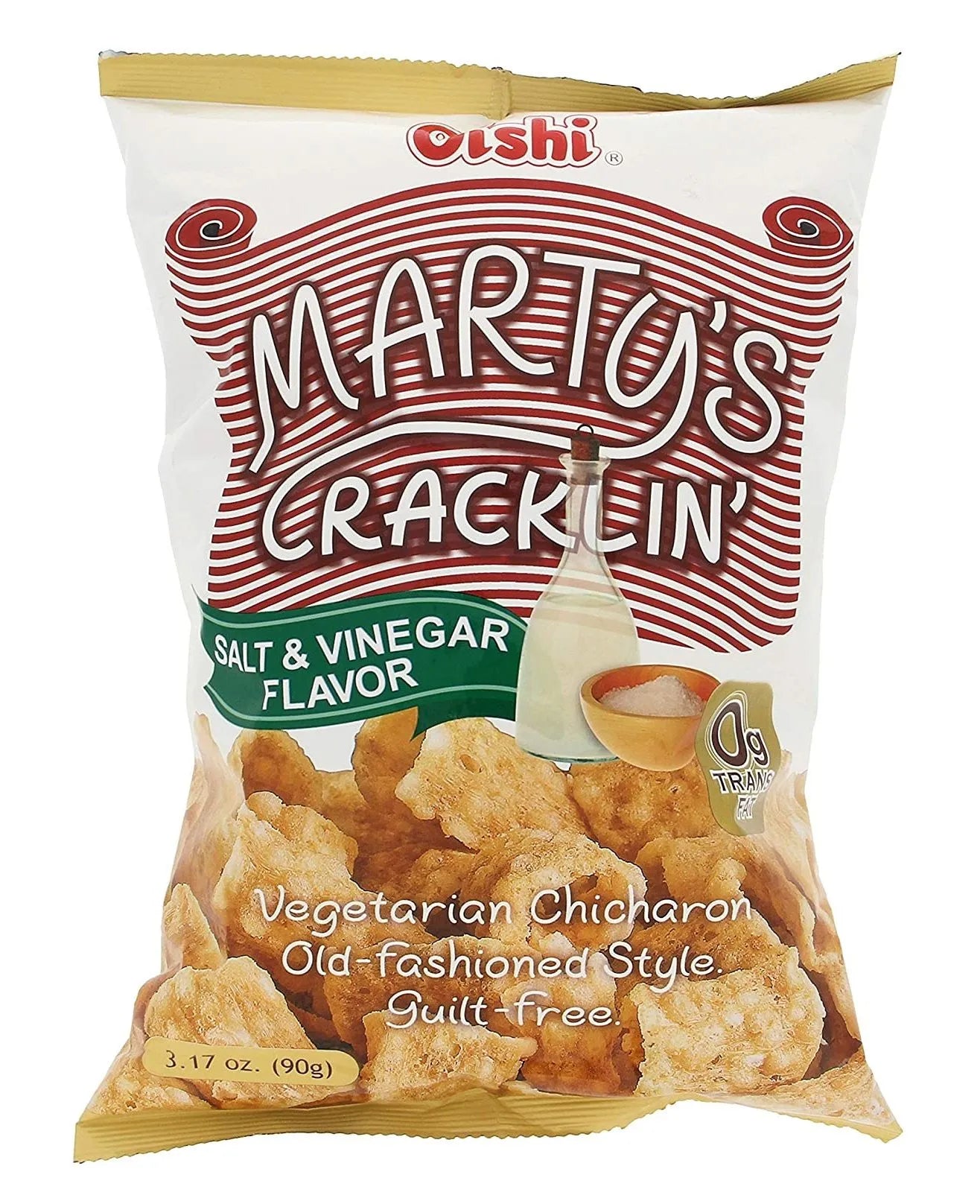 OISHI MARTYS CRACKLIN SALT&VINEGAR 90G