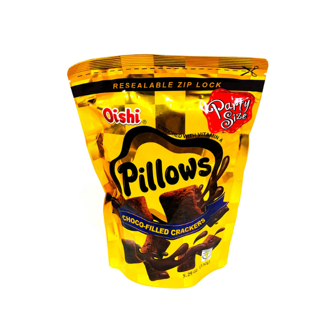 OISHI PILLOWS CHOCOLATE 150 GM