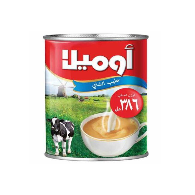 OMELA EVAPORATED MILK 386 ML