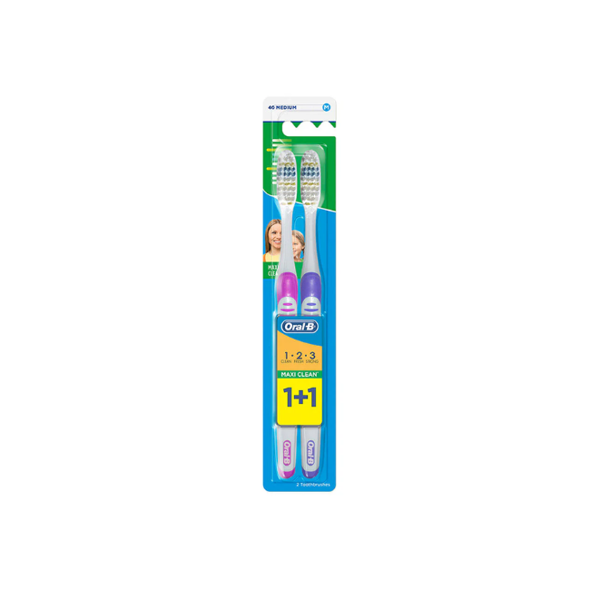 ORAL  B MAXI CLEAN 1+1
