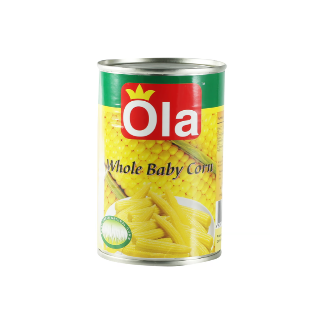 Ola Whole Baby Corn 400Gm