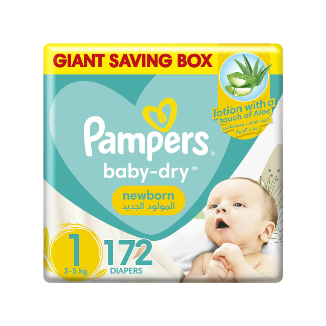 PAMPERS 2-5 KG 1  - 72 DIAPPER