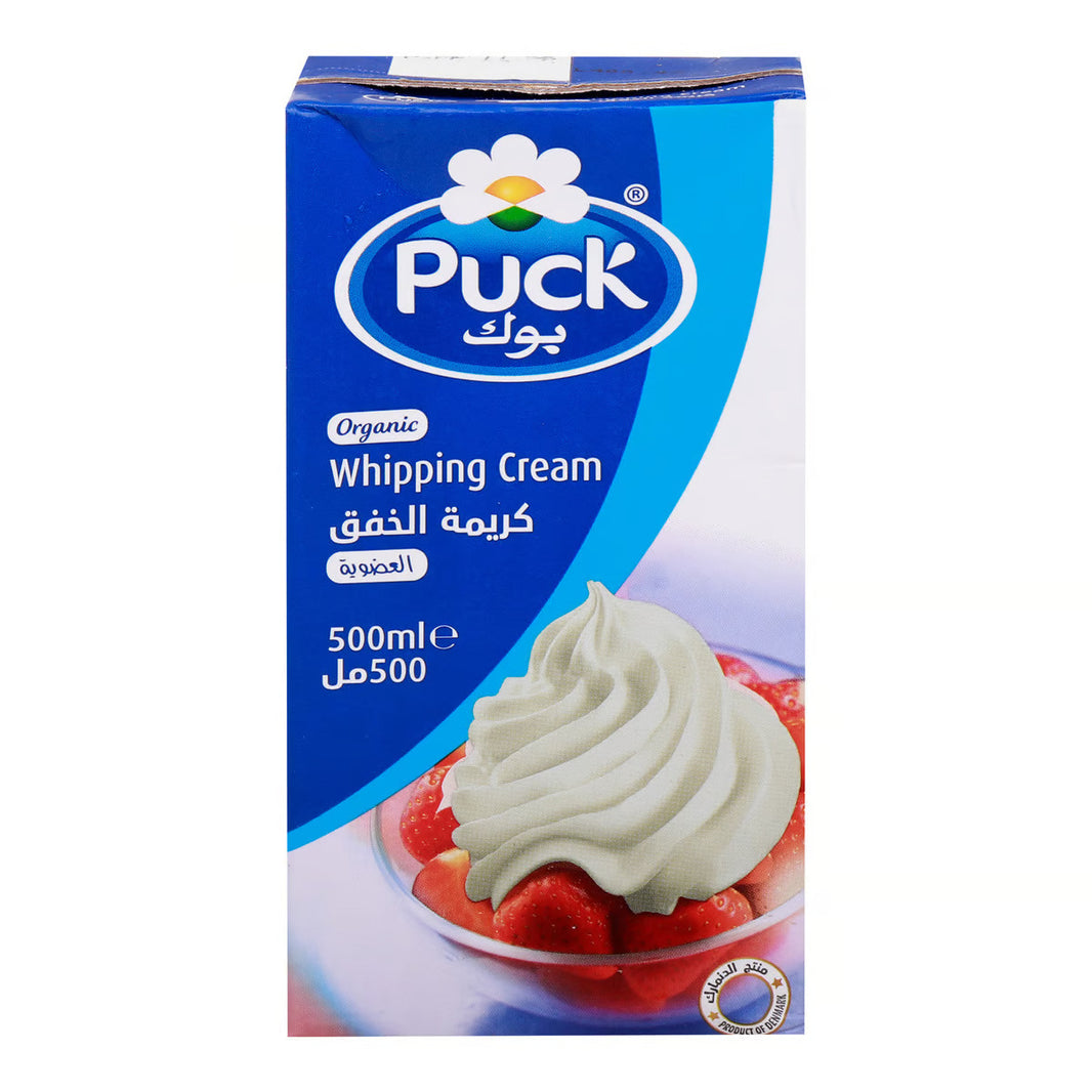 PUCK ORGANIC WHIPPING CREAM 1 LTR