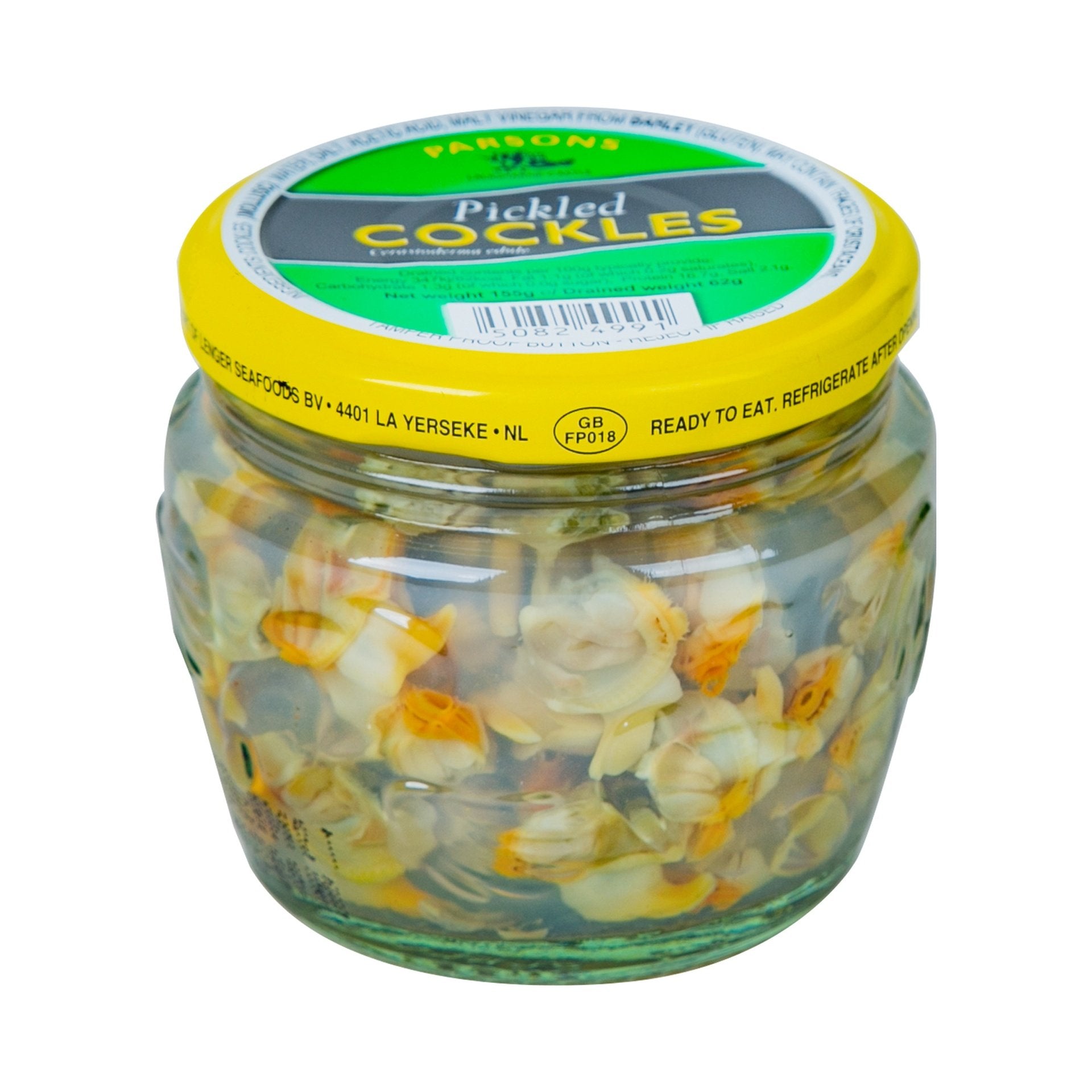 Parsons Pickled Cockles 155 g