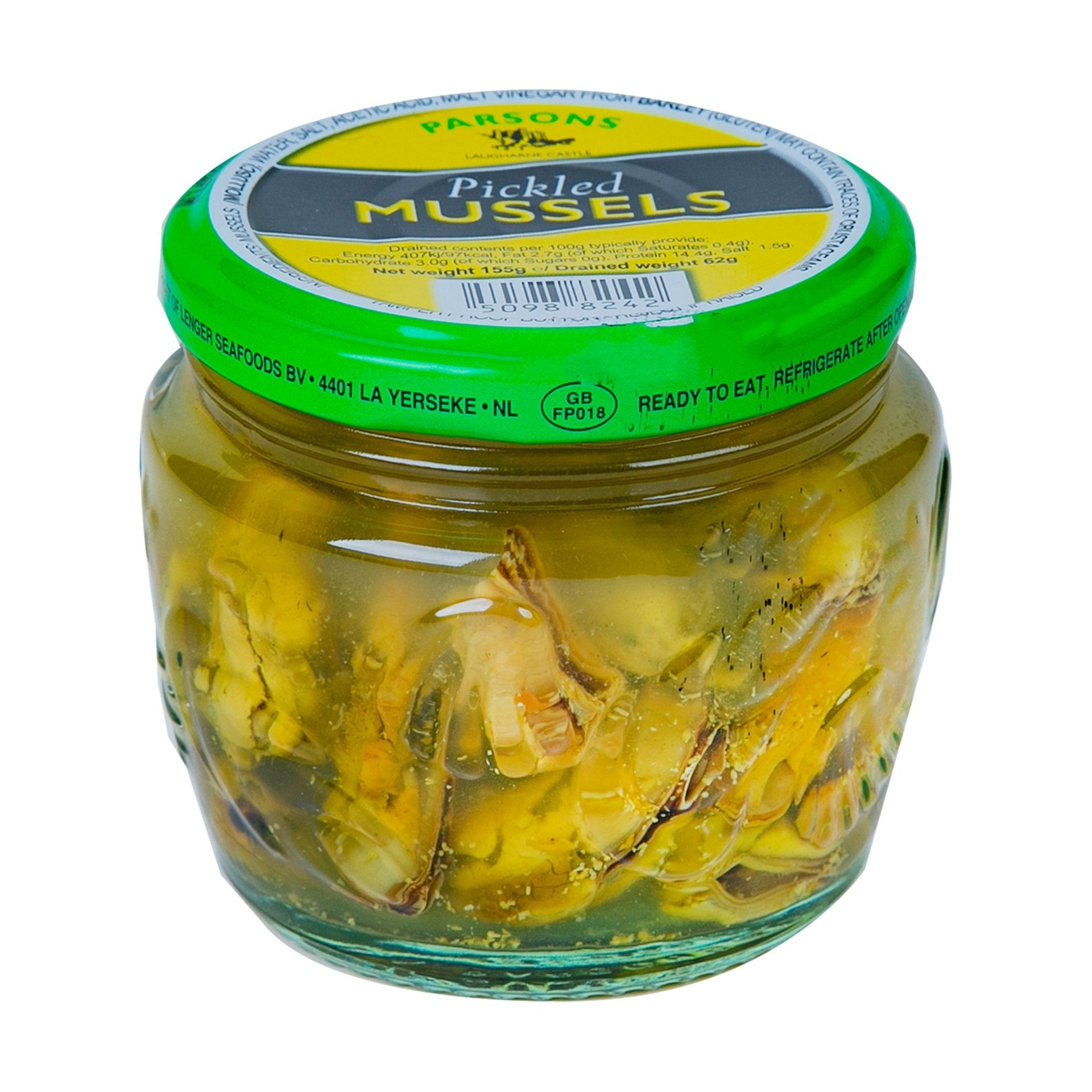 Parsons Pickled Mussels 155 g