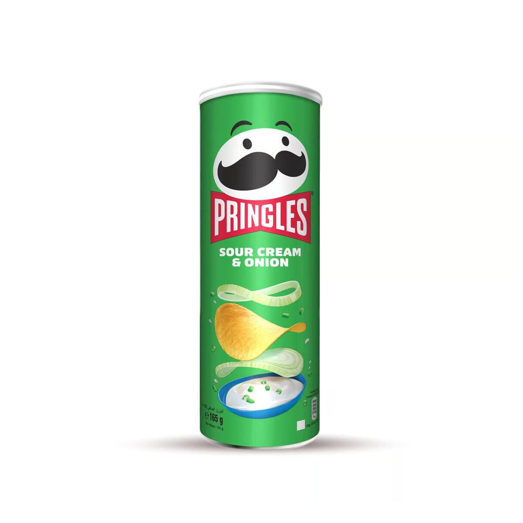Pringles Sour Cream & Onion Chips, 165g