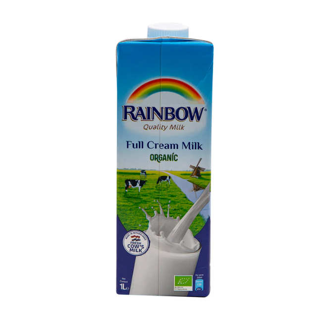 RAINBOW FULL CREAM MILK ORGANIC