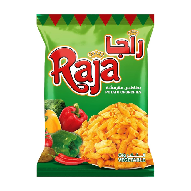RAJA POTATO CRISP VEG 60GM