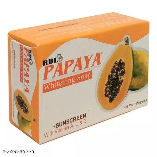 RDL PAPAYA WHITENING SOAP 135G