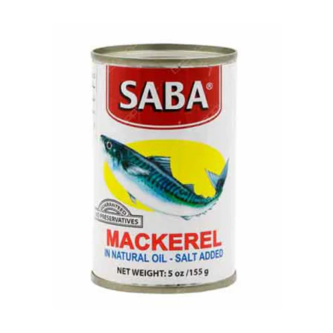 SABA MACKEREL IN NATURAL OIL 155 GM