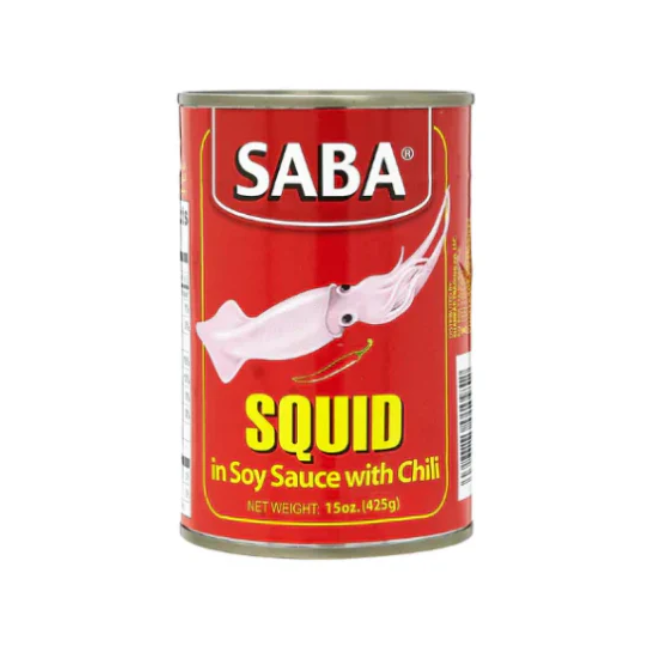 SABA SQUID IN SOY SAUCE WITH CHILLI 425M