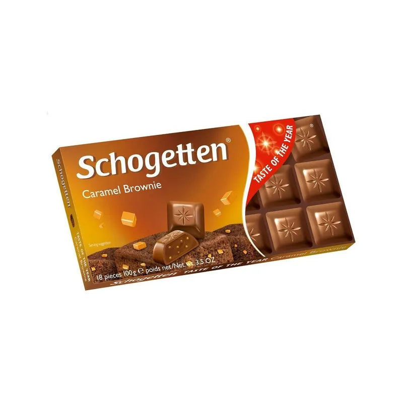 SCHOGETTEN CARAMEL BROWNIE CHOCOLATE 100GM