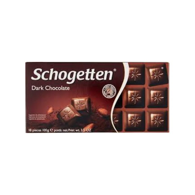 SCHOGETTEN DARK CHOCOLATE 100GM