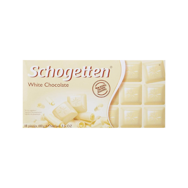 SCHOGETTEN WHITE CHOCOLATE 100GM