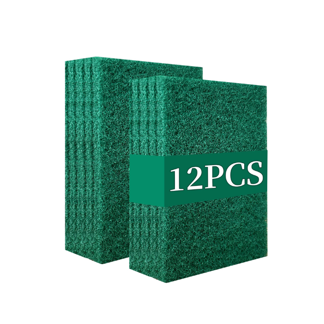 SCOURING PAD SPONGE 12 PCS