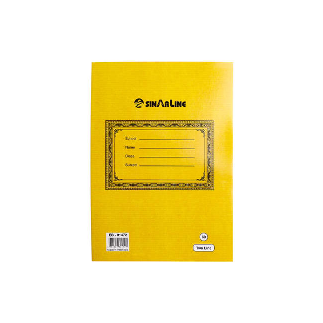 SINARLINE BOOK TWO LINE 60 SHEET