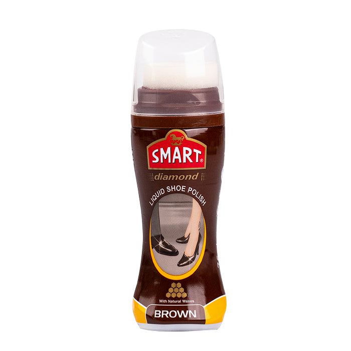 SMART LIQUID SHOE POLISH BROWN 75 ML