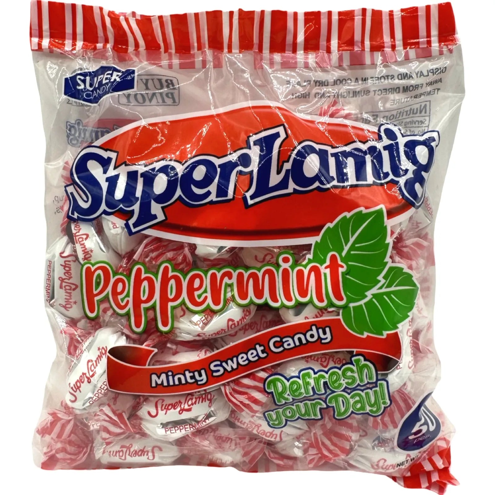 SUPER CANDY PEPERMINT 225GM