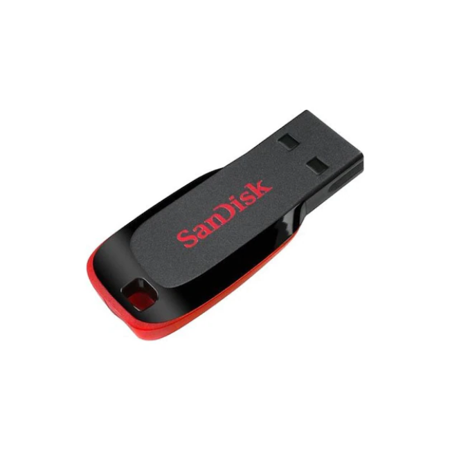 SanDisk Cruzer Blade USB Flash Drive 32 GB USB Type-A 2.0 Black & Red