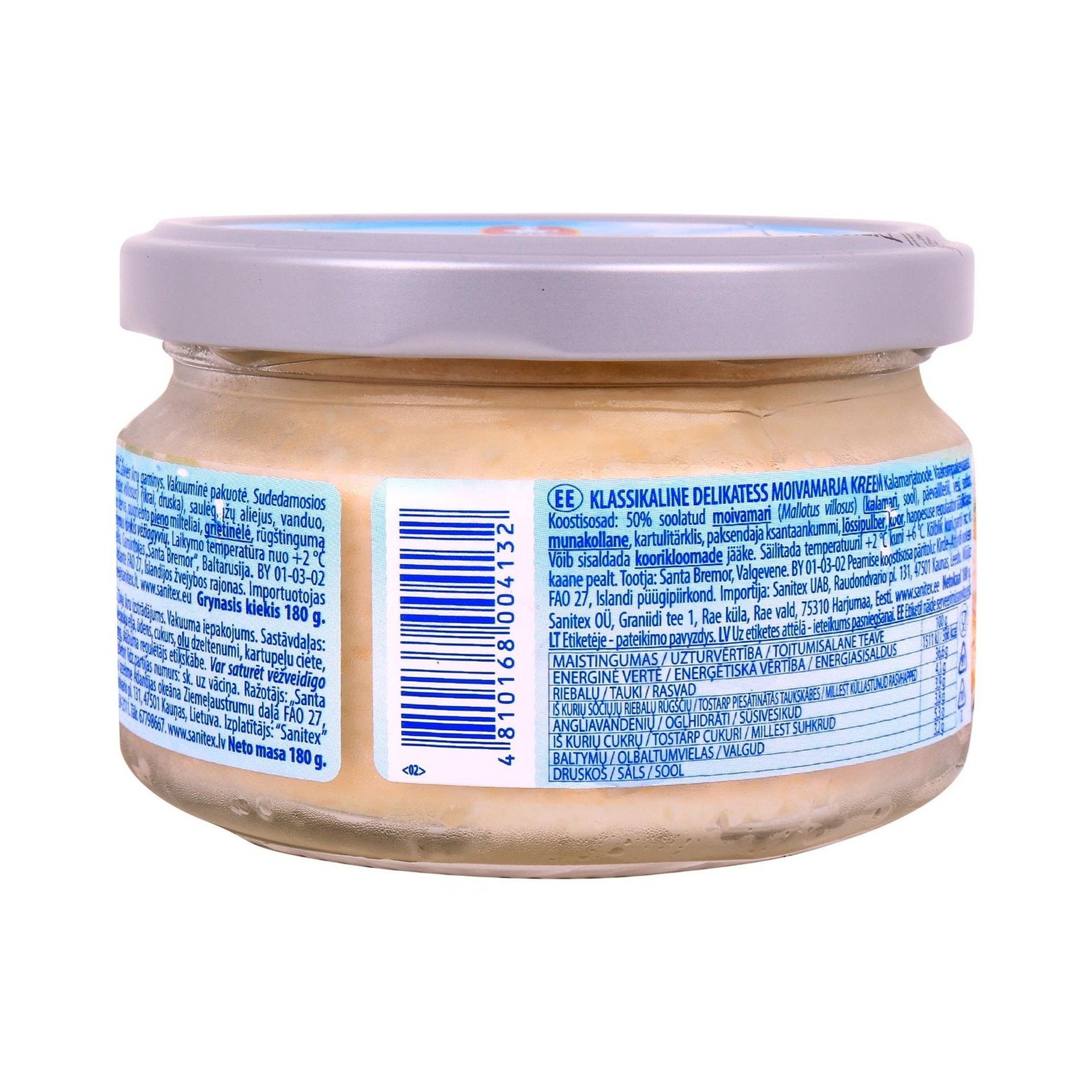 Santa Bremor Caviar Cream Capelin Classic 180 g