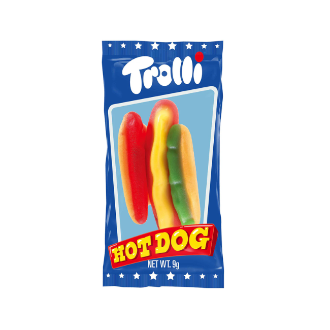 TROLLI HOT DOG GUMMI CANDY 22GM