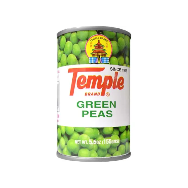 Temple Green Peas, 155g