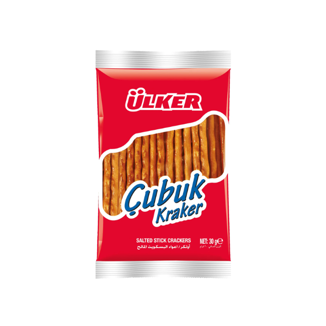 ULKER CUBUK KRAKER SALTED STICK 30 GM