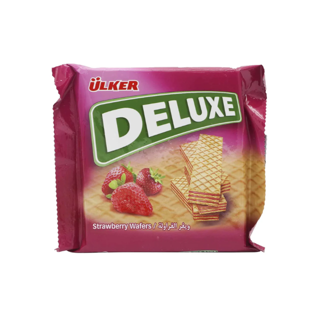 ULKER DELUXE STRAWBERY WAFERS 40GM