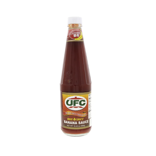 Ufc Banana Chili Sauce Hot & Spicy 550 g
