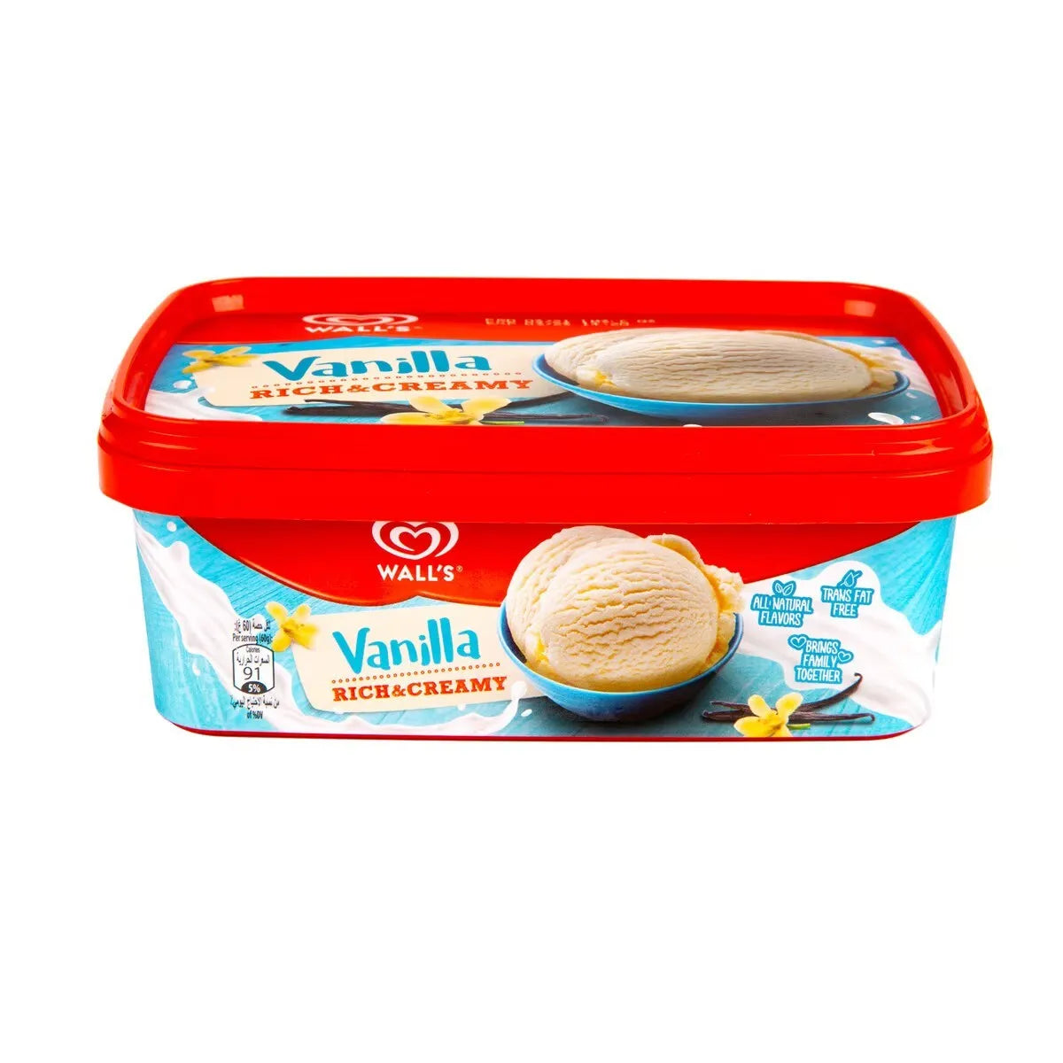 WALLS VANNILLA RICH & CREAMY 1000ML