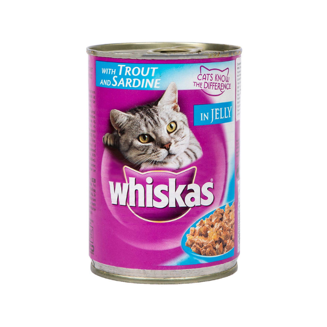 Whiskas Cat Food Sardine & Jelly 400 gm