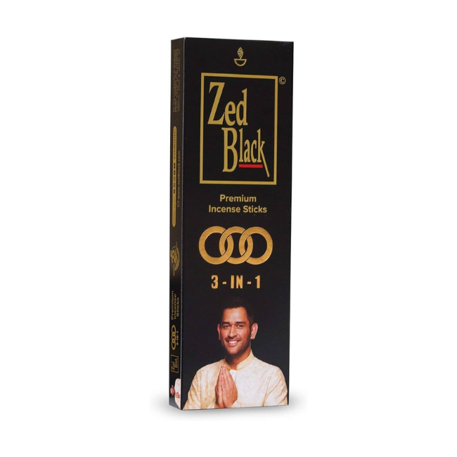 Zed Black 3 In 1 Agarbathi