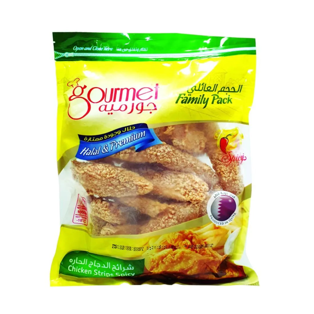 Gourmet Chicken Strips Breaded 1kg