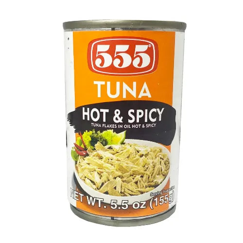 555 Hot & Spicy Tuna Flakes, 155G