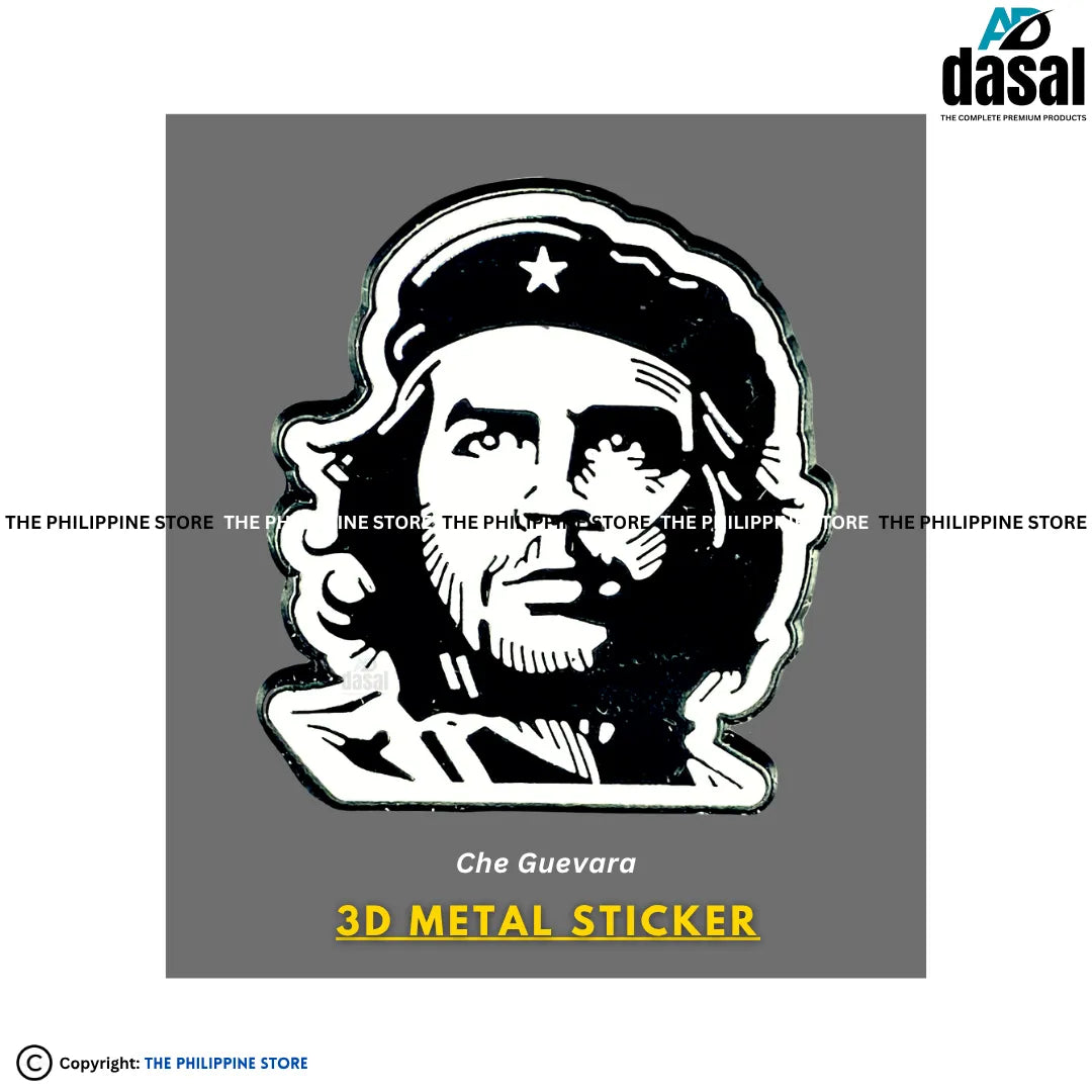 3D Metal Sticker- Che Guevara