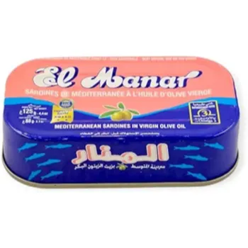 El Manar Mediterranean Sardines in Virgin Olive Oil 125g