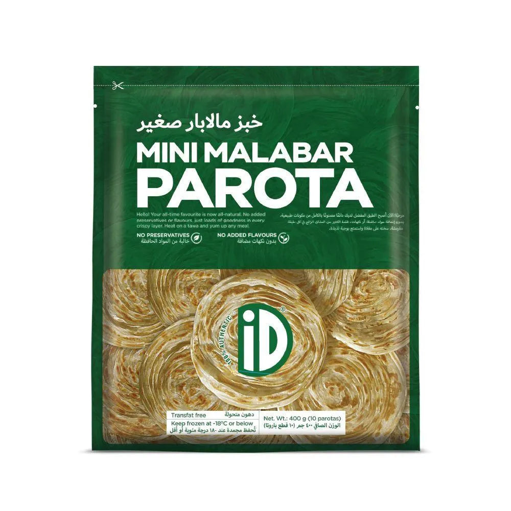 Id Frozen Mini Malabar Parota (10 Pieces), 100G