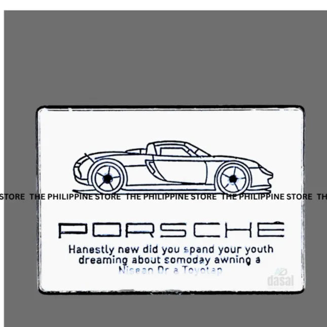 3D Metal Sticker- Logo Of Porsche