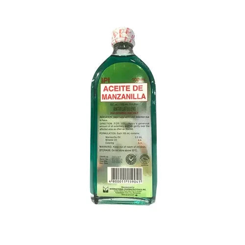 Aceite De Manzanilla Oil 100 Ml Adult Care Pinoygrocers 