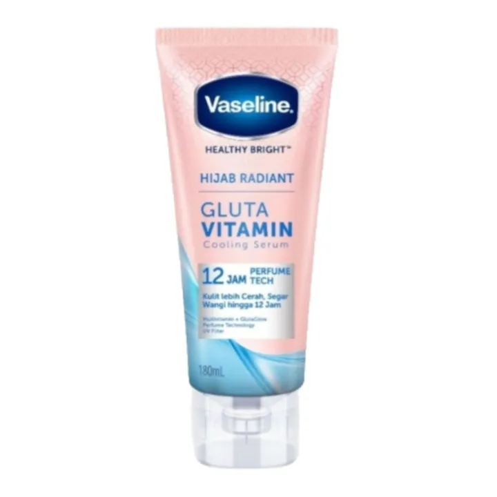 Vaseline Hijab Radiant Gluta Vitamin Cooling Serum, 180ml