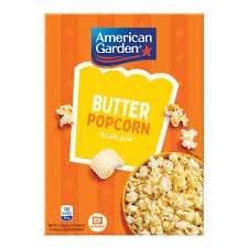 American Garden Microwave Butter Popcorn, Gluten Free, 273g Popcorn Pinoygrocers 
