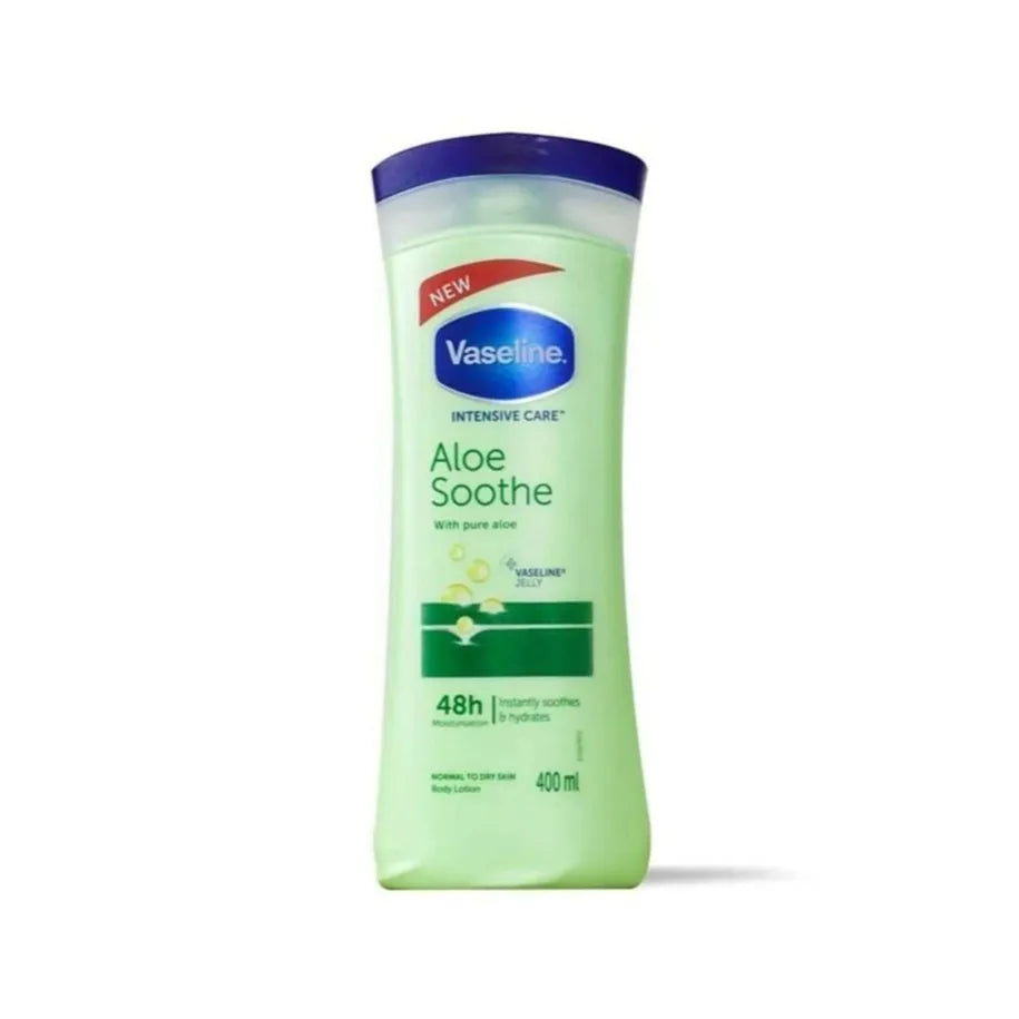 Vaseline Aloe Soothe With Pure Aloe Body Lotion, 400ml