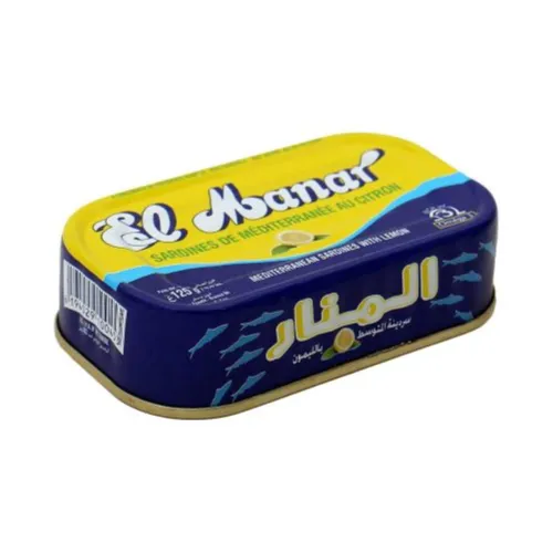 El Manar Mediterranean Sardines with Lemon 125g