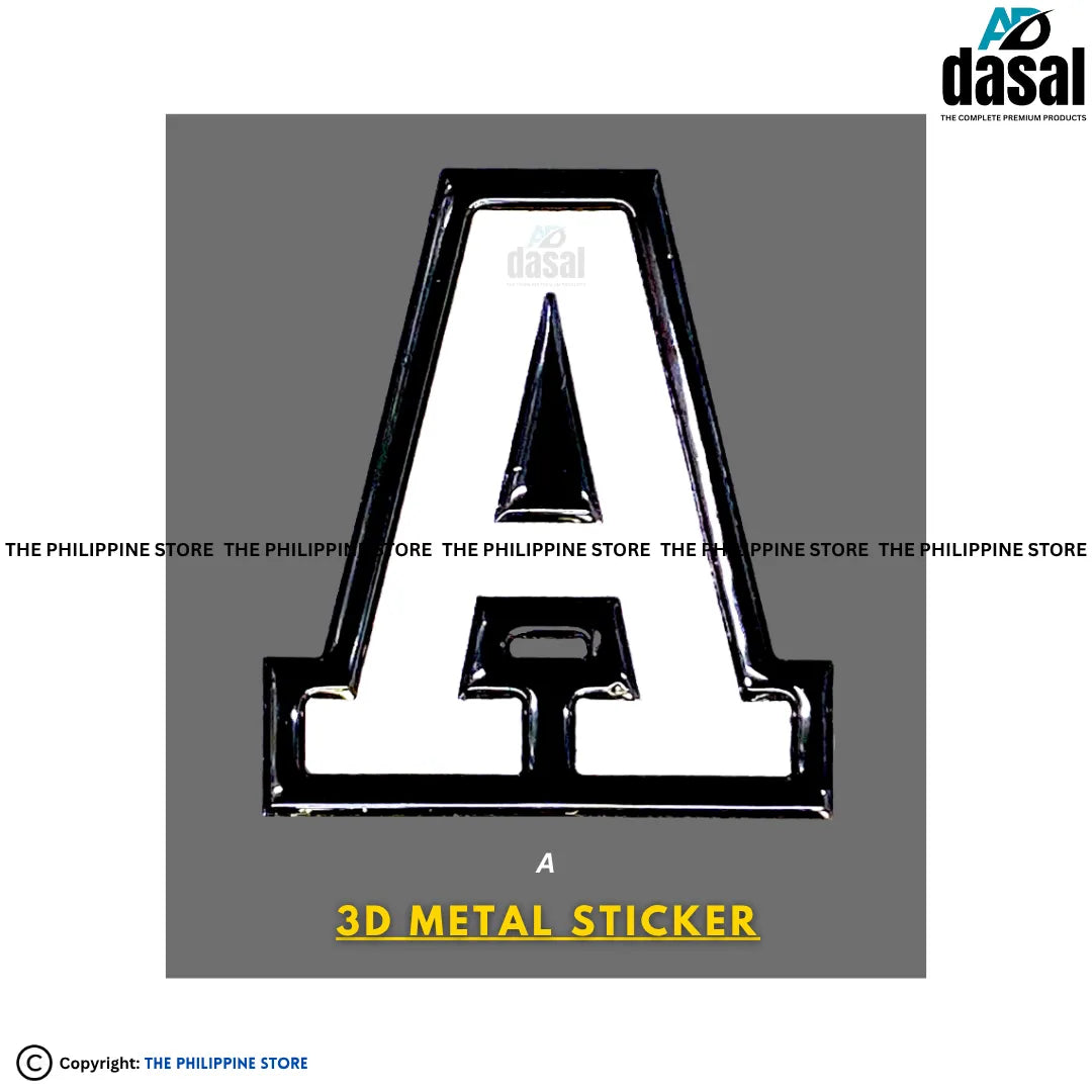 3D Metal Sticker- A