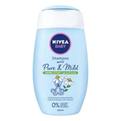 Nivea Pure & Mild Baby Shampoo, 200ml