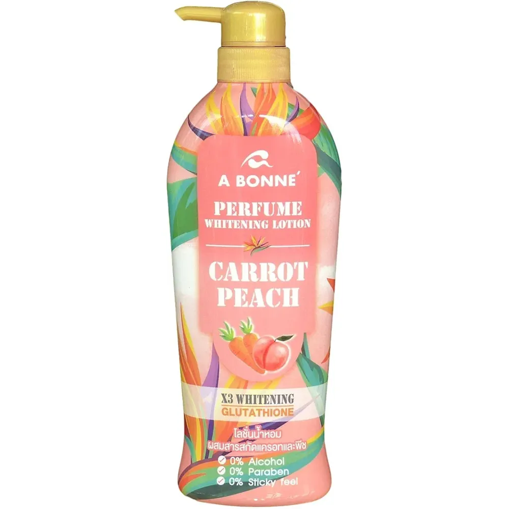 A Bonne' Perfume Whitening Lotion Carrot Peach 500ml
